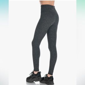 NWT- Kyodan- Knit Houndstooth- Black/Grey- High Rise XL- Super Warm